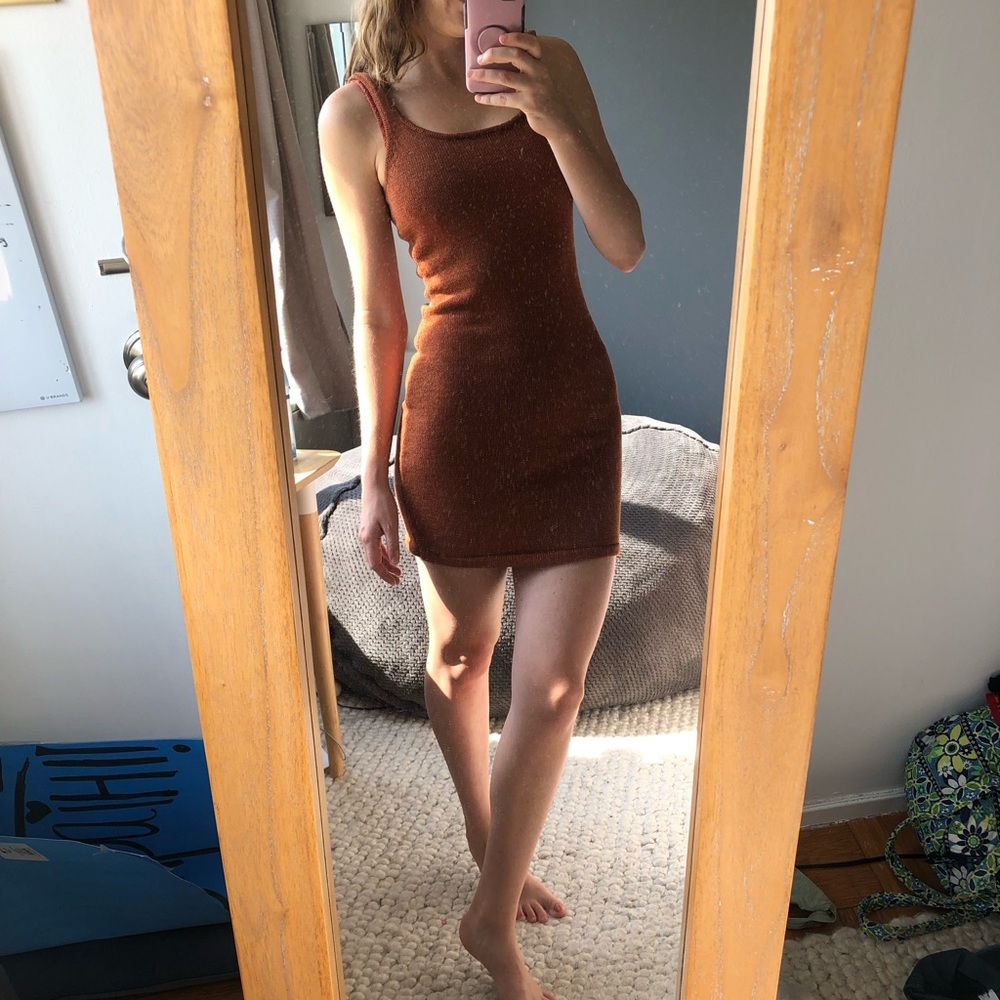 Rhythm swimwear knit bodycon mini dress S